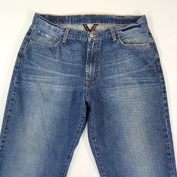 LUCKY ☘ BRAND ♡ Men's Denim Short Inseam Classic Fit Short Length Blue Jeans 36 - Picture 9 of 17